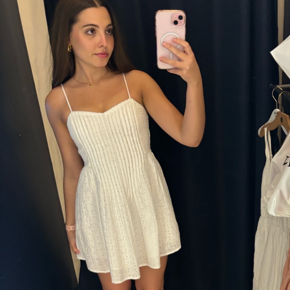 American Eagle Outfitters White Mini Dress